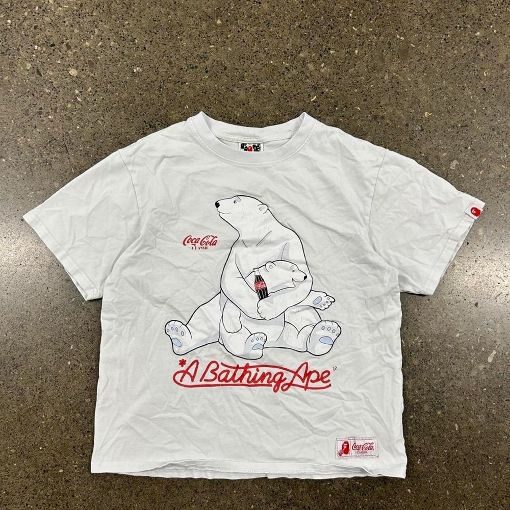 BAPE X COCA COLA COLLAB T-SHIRT (SIZE LARGE) A BATHING APE Y2K